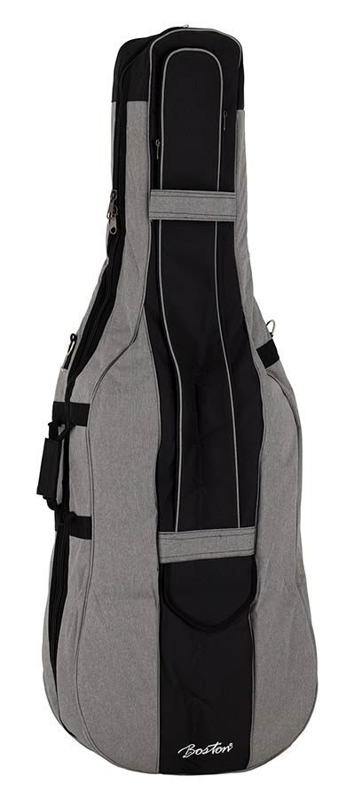 52000_52937 Cello- Hülle/Tasche in grau/schwarz