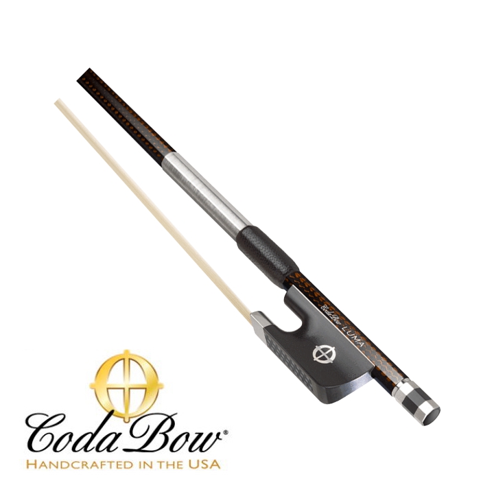 CodaBow_Chroma-LUMA_mit_Logo Leichter CodaBow Luma Violinenbogen aus Carbon